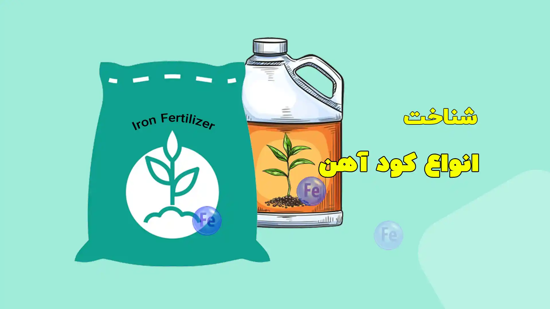 شناخت انواع کود آهن