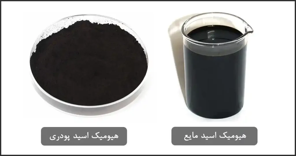 انواع کود هیومیک اسید مایع و پودری